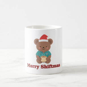 Mug Chocolat Chaud Infirmière Ours Joyeux Shiftmas