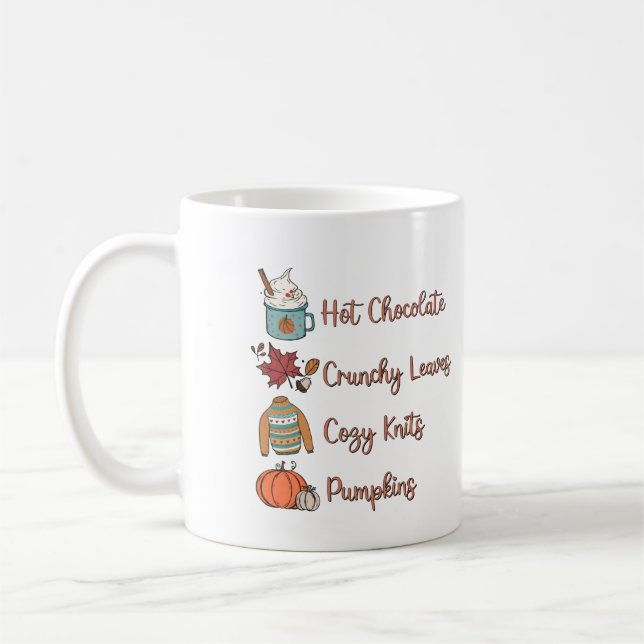 Mug Chocolat chaud personnalisé (Gauche)