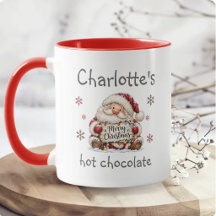 Chocolat Chaud Personnalisé au Nom de Noël pour En
