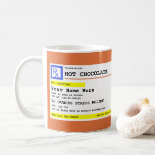 Mug Chocolat Chaud Personnalisé sur Ordonnance ou
