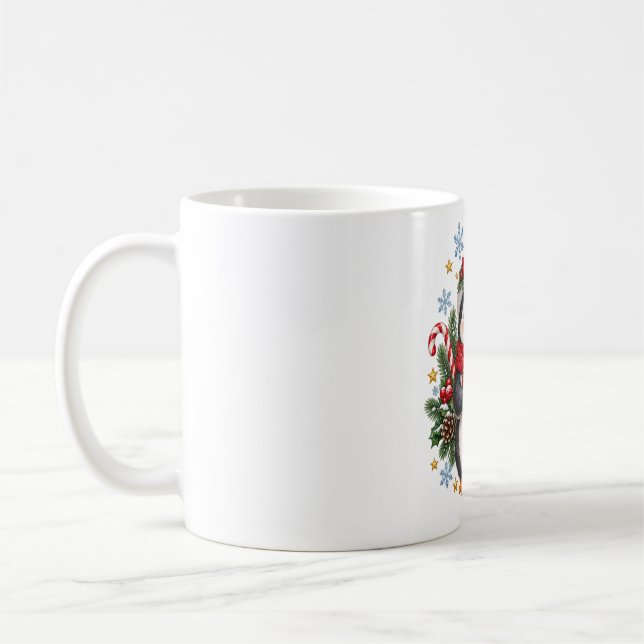 Mug Chocolat Chaud Pingouin Noël Mignon (Gauche)