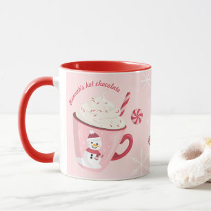 Mug Chocolat Chocolat Chaud Snowman