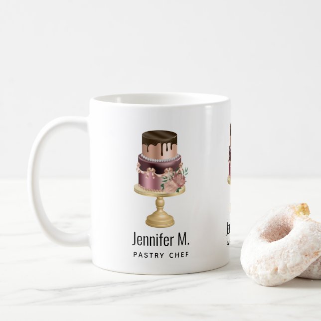 Mug Chocolat Drives et Rose Gold Luxury Cake (Avec donut)