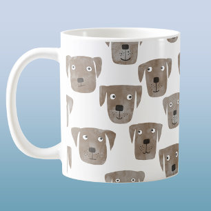 Mug Chocolat Labrador Retriever Chien Aquarelle