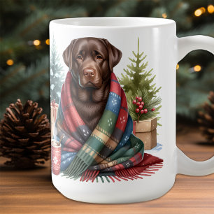 Mug Chocolat Labrador Retriever Chien mignonne vacance