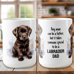 Mug Chocolat Labrador Retriever Chien Papa Sweet Puppy