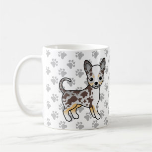 Mug Chocolat Merle Smooth Coat Chihuahua Chig & Paws