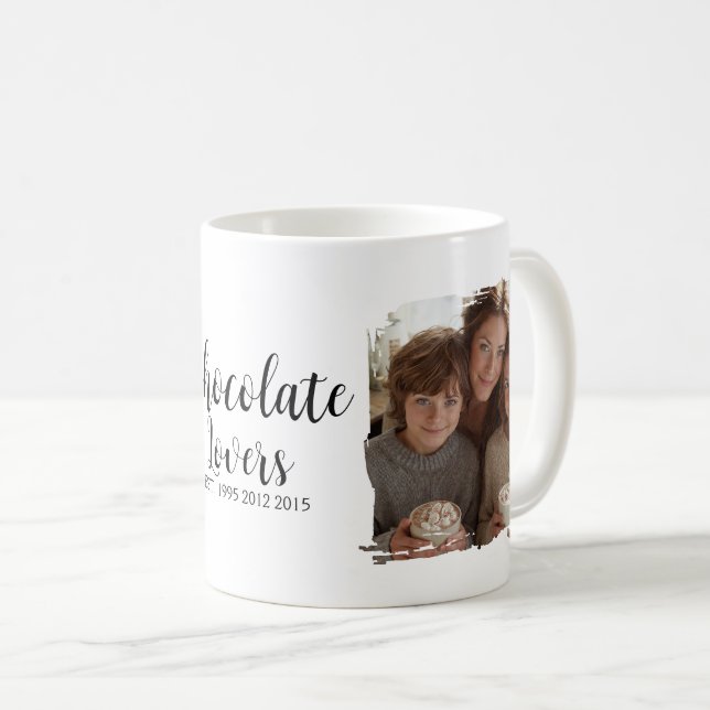 Mug Chocolate Lovers Established Photos (Devant droit)