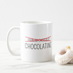 Mug chocolatine ou pain au chocolat humour -Mug humour