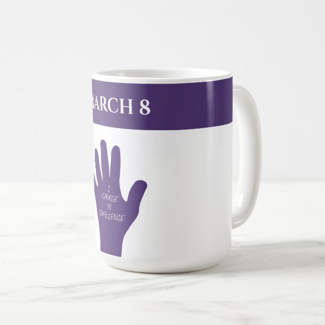Mug Choisir de contester le 8 mars Journée des femmes  (Devant droit)