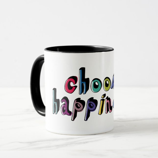 Mug Choisir le bonheur #15 (Devant gauche)