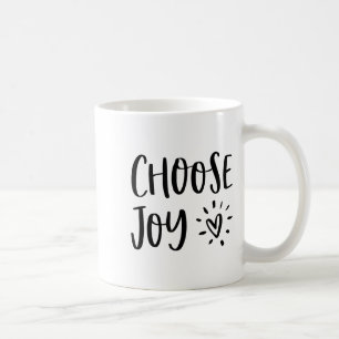 Mug Choisissez Joie Bonheur Cœur Inspiration Motivatio