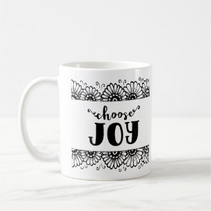 Mug Choisissez Joy Citation Inspirationnelle Cute Tour