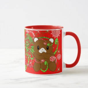 Mug Choisissez la couleur arrière - plan - Joyeux Ours