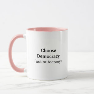 Mug Choisissez le café de la démocratie