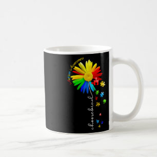 Mug Choisissez une fleur de tournesol de sensibilisati
