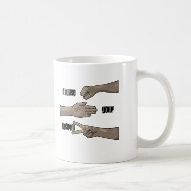 Mug choisissez votre arme (Droite)