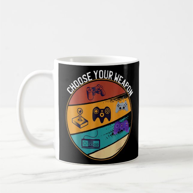 Mug Choisissez Votre Armes Jeux Vidéo Jeu Jeu Console  (Gauche)