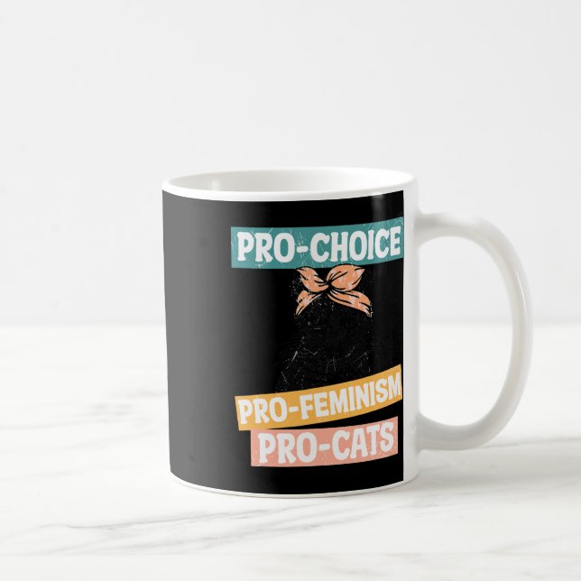 Mug Choix Feminist Chat Maman Droits de reproduction P (Droite)
