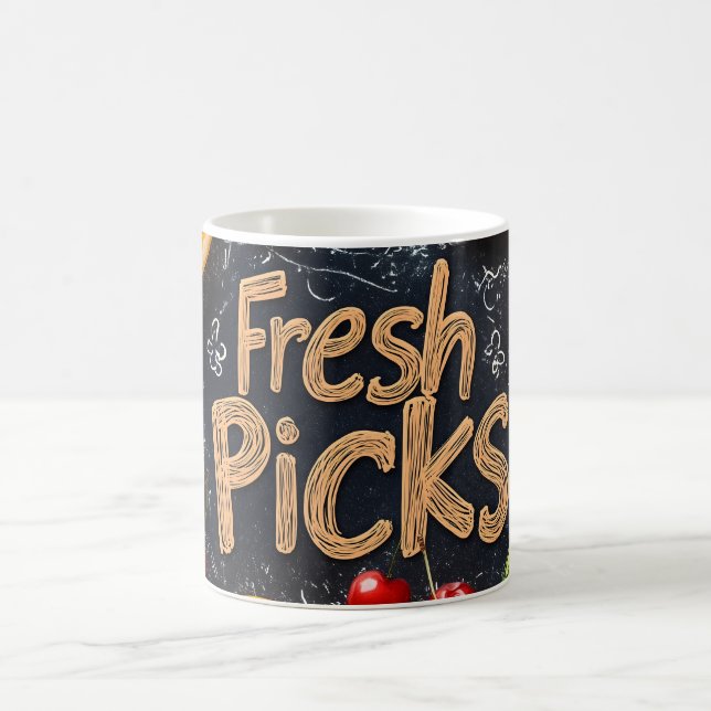 Mug Choix Frais : Arrangement de Fruits Colorés (Centre)
