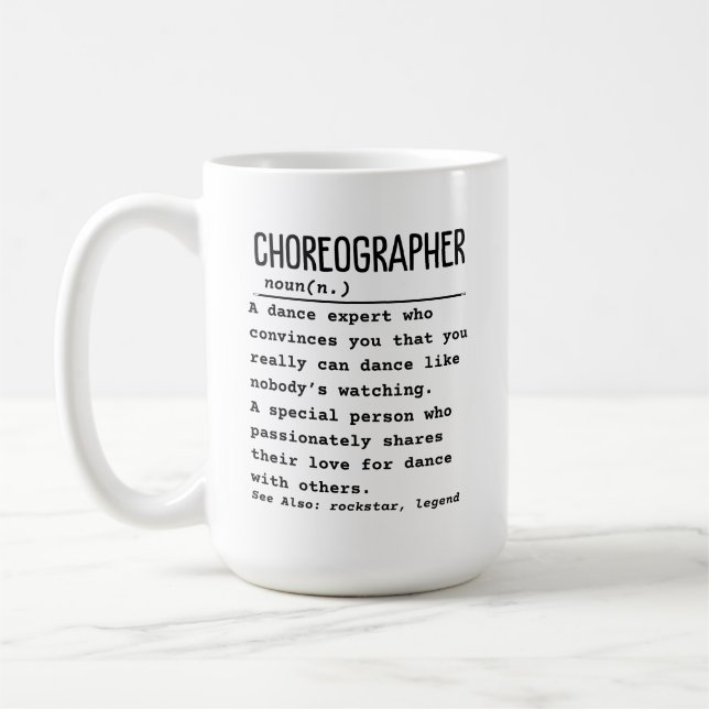 Mug Chorégraphe (Gauche)