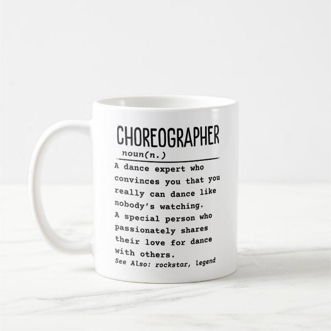 Mug Chorégraphe (Gauche)