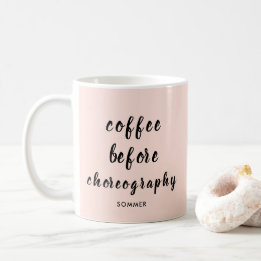 Mug Chorégraphie de professeur de danse personnalisée
