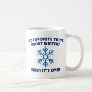 Mug Chose préférée à propos de l'hiver