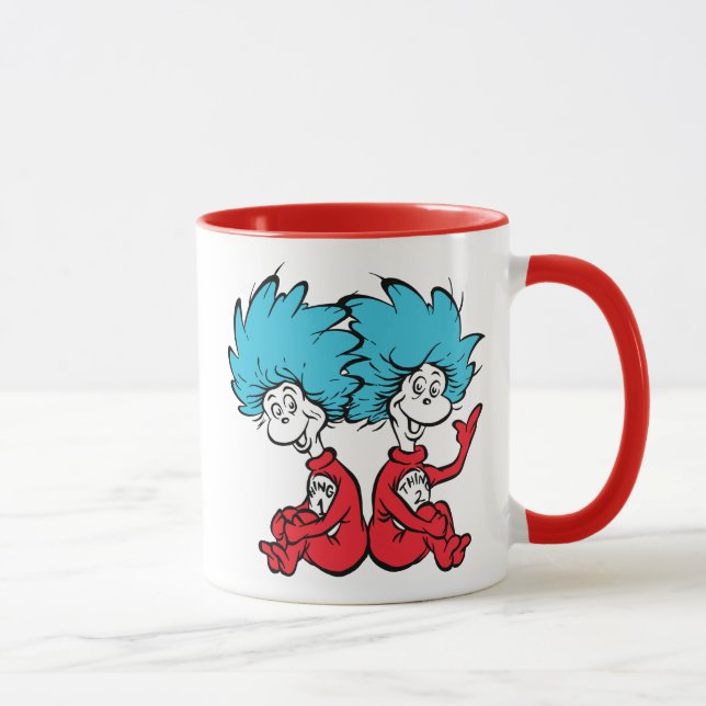 Mug Chose Un et Chose Deux du Chat au Chapeau (Droite)