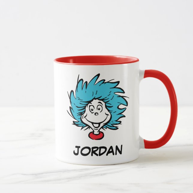 Mug Chose Une et Chose Deux - Chose Personnalisée (Droite)