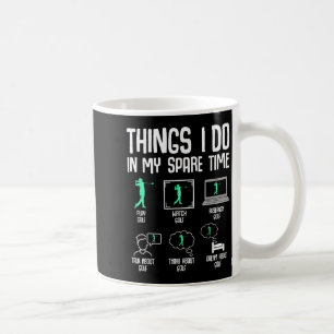 Mug Choses de golf que je fais pendant mon temps libre