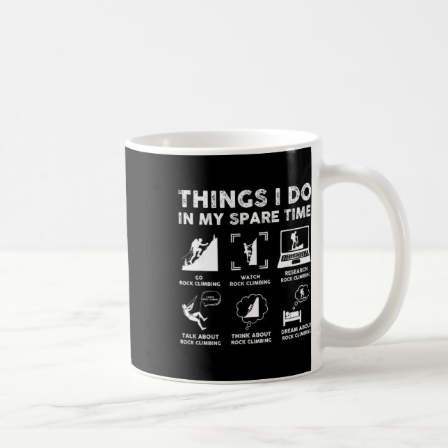 Mug Choses que je fais dans mon temps libre Amateur d' (Droite)