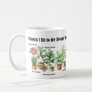 Mug Choses que je fais pendant mon temps libre, cadeau