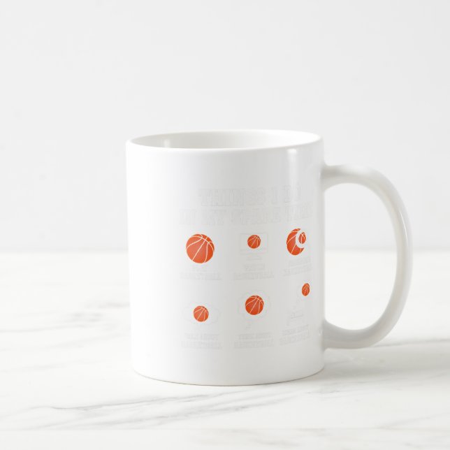 Mug Choses que je fais pendant mon temps libre Funny B (Droite)