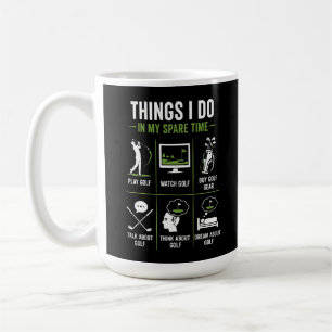 Mug Choses que je fais pendant mon temps libre Parler