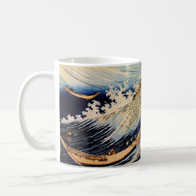 Mug Choshi dans la province de Simosa par Katsushika H (Gauche)