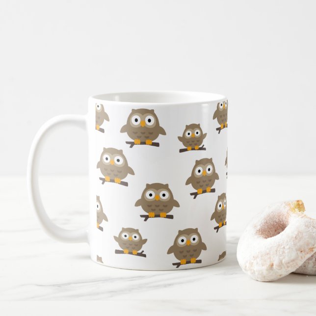 Mug Chouette (Avec donut)