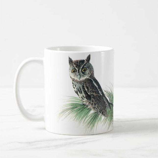 Mug Chouette à cris de l'Est par Audubon (Gauche)