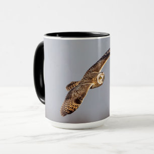 Mug Chouette à oreilles courtes dans les Prairies de S