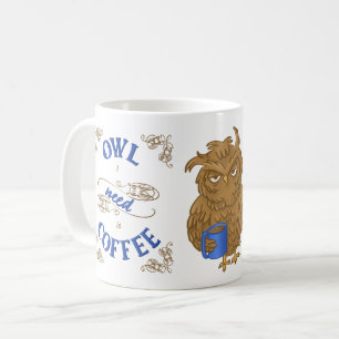 Mug Chouette au café