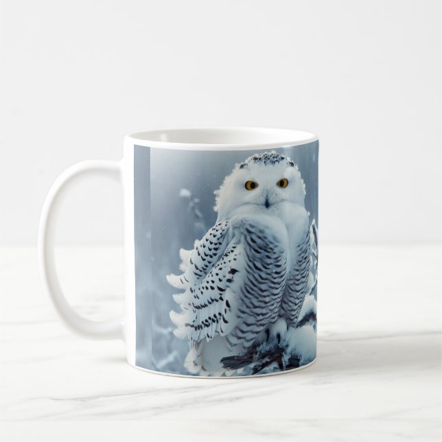 Mug Chouette aux yeux jaunes (Gauche)