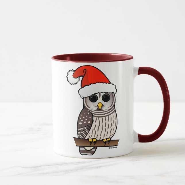 Mug Chouette barrée de Noël Père Noël (Droite)