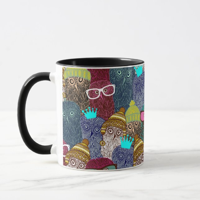 Mug Chouette dans la couronne (Gauche)