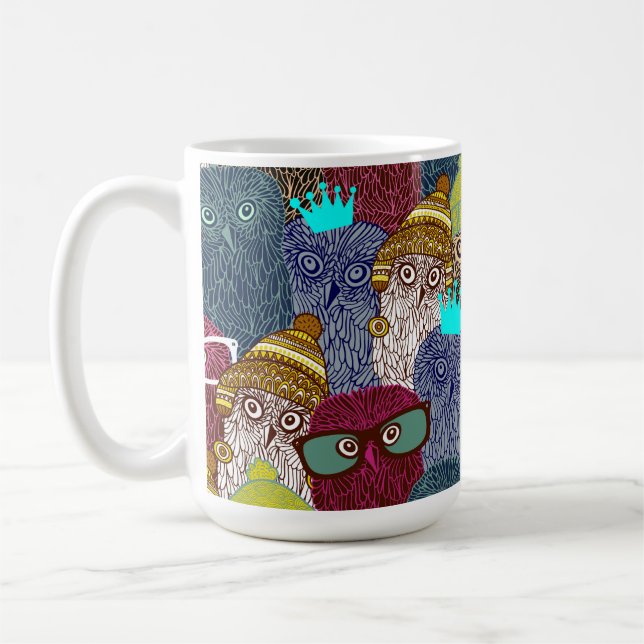 Mug Chouette dans la couronne (Gauche)
