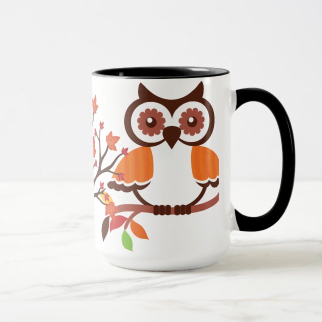 Mug Chouette d'automne (Droite)
