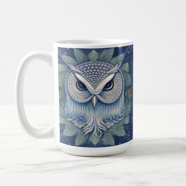 Mug Chouette de forêt d'Imaginaires mystique (Gauche)