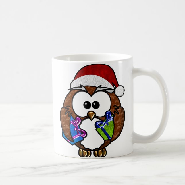 Mug Chouette de Noël (Droite)