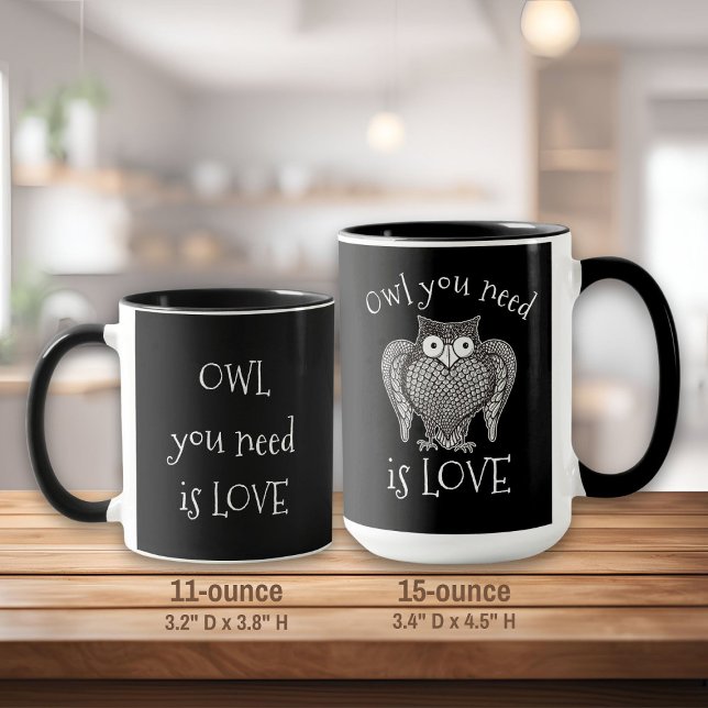 Mug Chouette dont vous avez besoin (Créateur téléchargé)