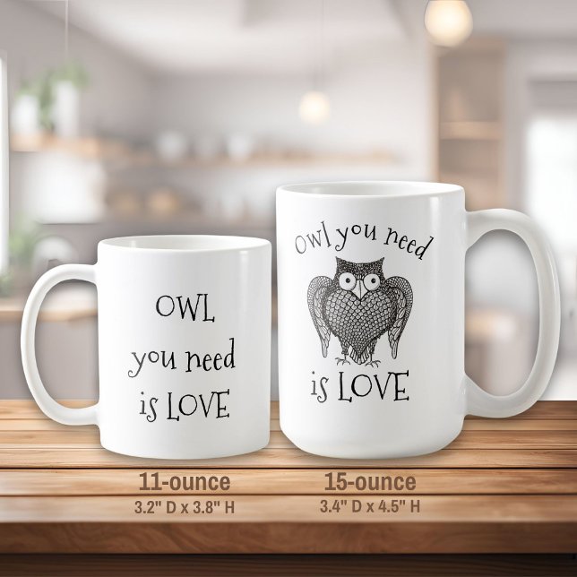 Mug Chouette dont vous avez besoin (Créateur téléchargé)