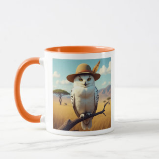 Mug chouette en afrique